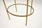 Vintage French Brass & Glass Side Table 7