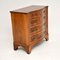 Antique Figured Walnut Serpentine Chest of Drawers 10