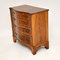 Antique Figured Walnut Serpentine Chest of Drawers, Image 3