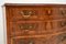 Antique Figured Walnut Serpentine Chest of Drawers 6