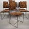 Chaises en Chrome, 1970s, Set de 6 7