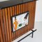 Roble Metal and Formica Bar Counter by Jacques Adnet, France, 1960s, Image 7