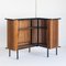 Robeite Metall & Formica Bar Theke von Jacques Adnet, France, 1960er 8