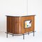 Robeite Metall & Formica Bar Theke von Jacques Adnet, France, 1960er 1