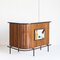Roble Metal and Formica Bar Counter by Jacques Adnet, France, 1960s 1