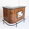 Roble Metal and Formica Bar Counter by Jacques Adnet, France, 1960s 4