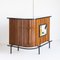 Robeite Metall & Formica Bar Theke von Jacques Adnet, France, 1960er 3