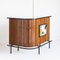 Roble Metal and Formica Bar Counter by Jacques Adnet, France, 1960s 3