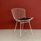 Vintage White Side Chair by Harry Bertoia 2