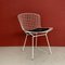 Vintage White Side Chair by Harry Bertoia, Image 2