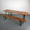 Vintage German Beer Table and Benches, Image 1