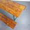 Vintage German Beer Table and Benches, Image 2