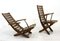 Côte d'Azur Chairs from Rausch, 1960s, Set of 2 2