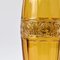 Vintage Golden Frieze Amber Glass Vase from Walther Glas 5