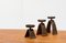 Vintage German Brutalist Metal Candleholders from Strassacker, Set of 3, Image 15