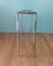 French Chromed Faux Bamboo Console Table, 1970s, Image 8