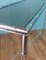 French Chromed Faux Bamboo Console Table, 1970s, Image 11