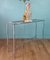 French Chromed Faux Bamboo Console Table, 1970s 6
