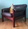 Mid-Century Danish Leather Club Chair, 1960s, Image 11