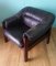 Mid-Century Danish Leather Club Chair, 1960s, Image 4