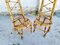 Vintage High Back Chairs in Bamboo & Rattan, Italy, 1960s, Set of 2 7