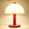 Red and White Table Lamp from Massive, 1980s 2