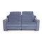 Blaues Zwei-Sitzer Sofa 1