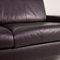 AK 644 Dunkelbraunes Ledersofa von Rolf Benz 3