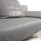 1600 Gray Leather Sofa by Rolf Benz 4