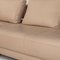 Divano Face Face in pelle beige di Ewald Schillig, Immagine 11