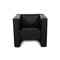 Visavis Black Leather Sofa Set from Brühl, Set of 2 11
