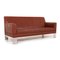 Glove Red Rust Leather Sofa Set from Jori, Set of 2, Image 13