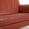 Glove Red Rust Leather Sofa Set from Jori, Set of 2 6