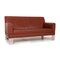 Glove Red Rust Leather Sofa Set from Jori, Set of 2 12