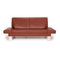 Glove Red Rust Leather Sofa Set from Jori, Set of 2 5