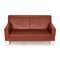Glove Red Rust Leather Sofa Set from Jori, Set of 2, Image 11
