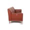 Glove Red Rust Leather Sofa Set from Jori, Set of 2 15