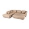 Brand Face Beige Leather Sofa Set by Willi Schillig, Set of 2 1