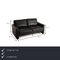 Cor Conseta Sofa Set aus dunkelblauem Leder, 2er Set 2