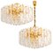 Large Palazzo Gilt Brass and Glass Light Fixtures by J. T. Kalmar, Image 19