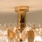 Large Palazzo Gilt Brass and Glass Light Fixtures by J. T. Kalmar 11