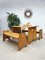 Mid-Century Swedish Pine Wood Benches & Dining Set from Gilbert Marklund, Set of 3 4