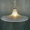 Vintage Swirl Murano Pendant Lamp, Italy, 1970s 2