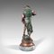 Tall Vintage Bronze Violinist Statue 4