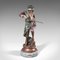 Hohe Vintage Geigerfigur aus Bronze 5