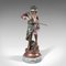 Tall Vintage Bronze Violinist Statue 5