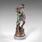 Tall Vintage Bronze Violinist Statue 6