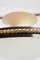 Large Bronze and Glass Flush Ceiling Light 7