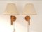 Swedish Pine Wall or Bed Lamps from Solbackens Svarveri, 1970s, Set of 2 1