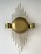 Italian Brass Sun Sconces from Reggiani, 1970s, Set of 2 6